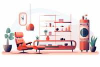 sofa chair table