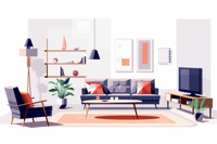 recliner coffee-table tv-stand